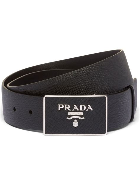 prada leather logo belt|Prada belt for women.